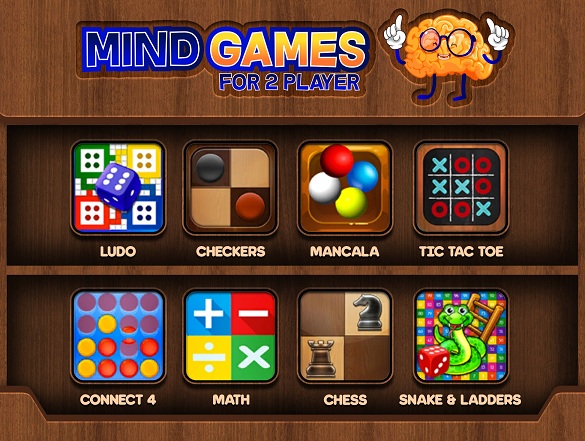 Full version of Android 4.1 apk Mind Games for 2 Player for tablet and phone.